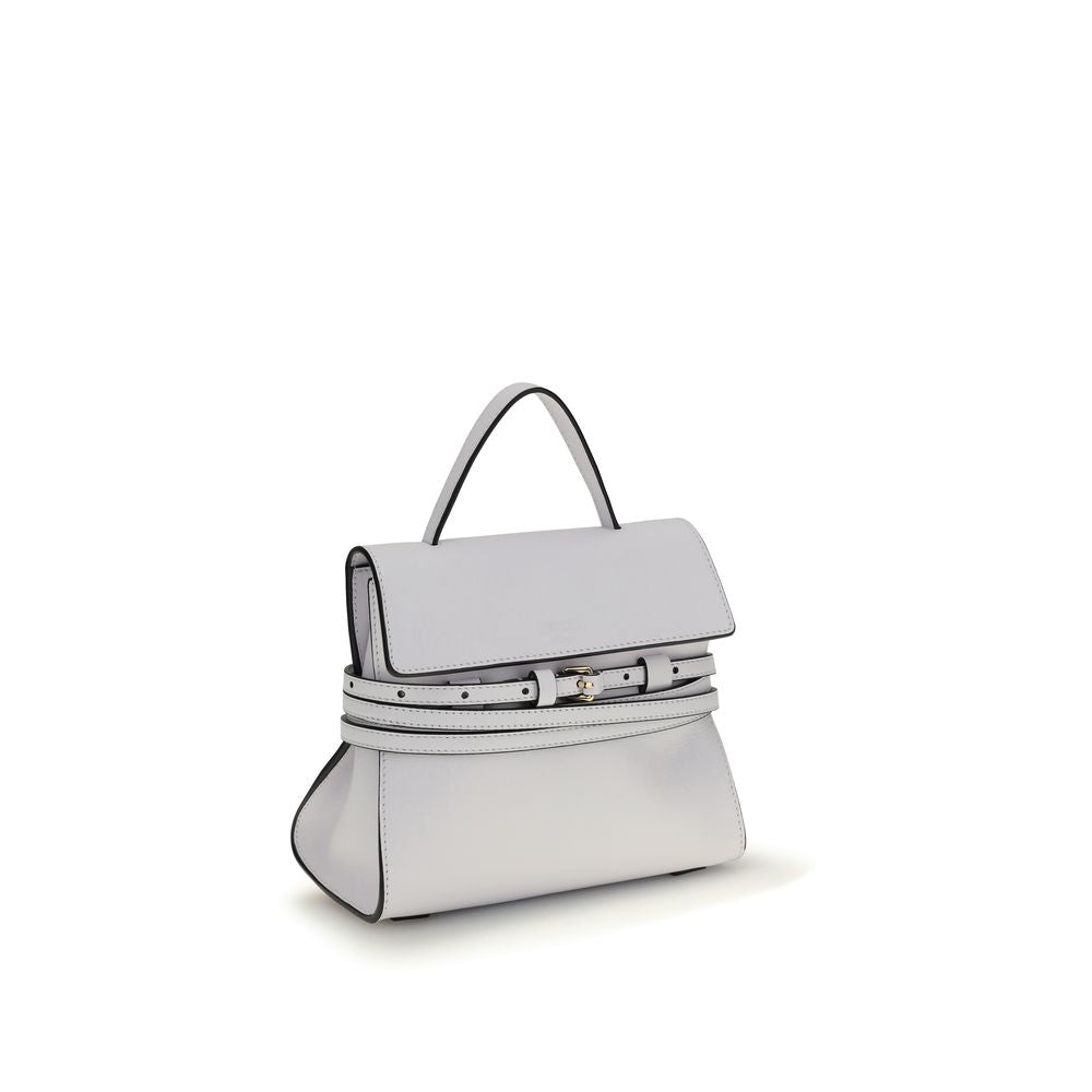 White Calf Leather Bos Taurus Handbag Bag