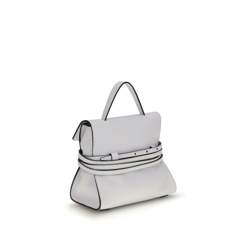 White Calf Leather Bos Taurus Handbag Bag