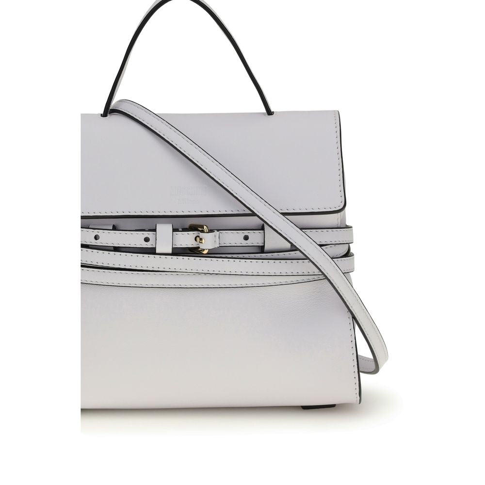 White Calf Leather Bos Taurus Handbag Bag