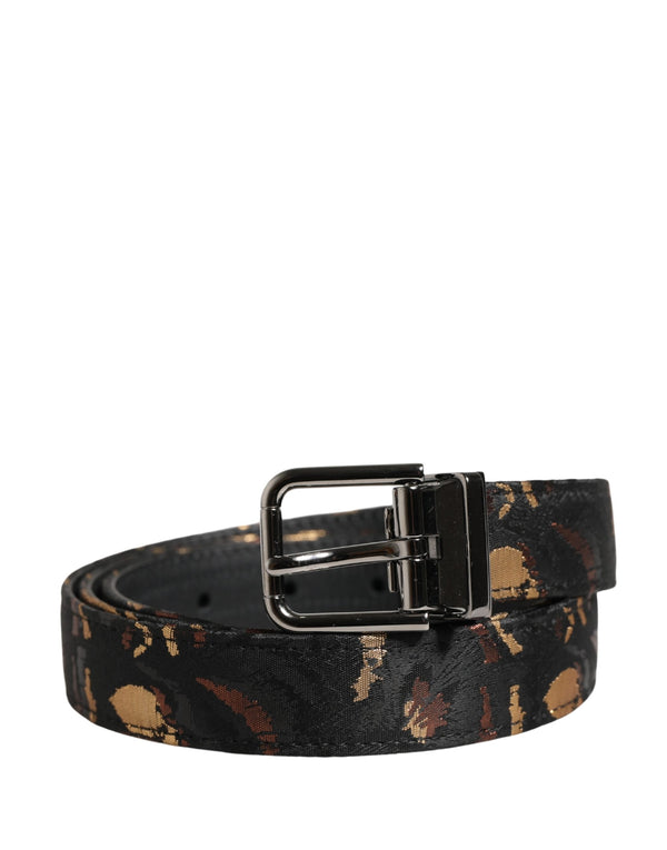 Dolce & Gabbana 95% Nylon belt in black