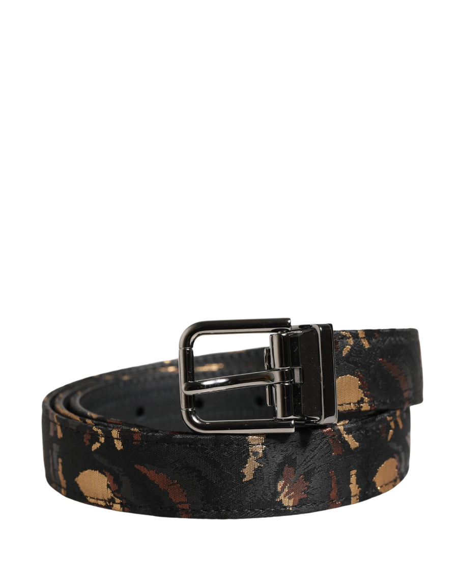 Dolce & Gabbana 95% Nylon belt in black