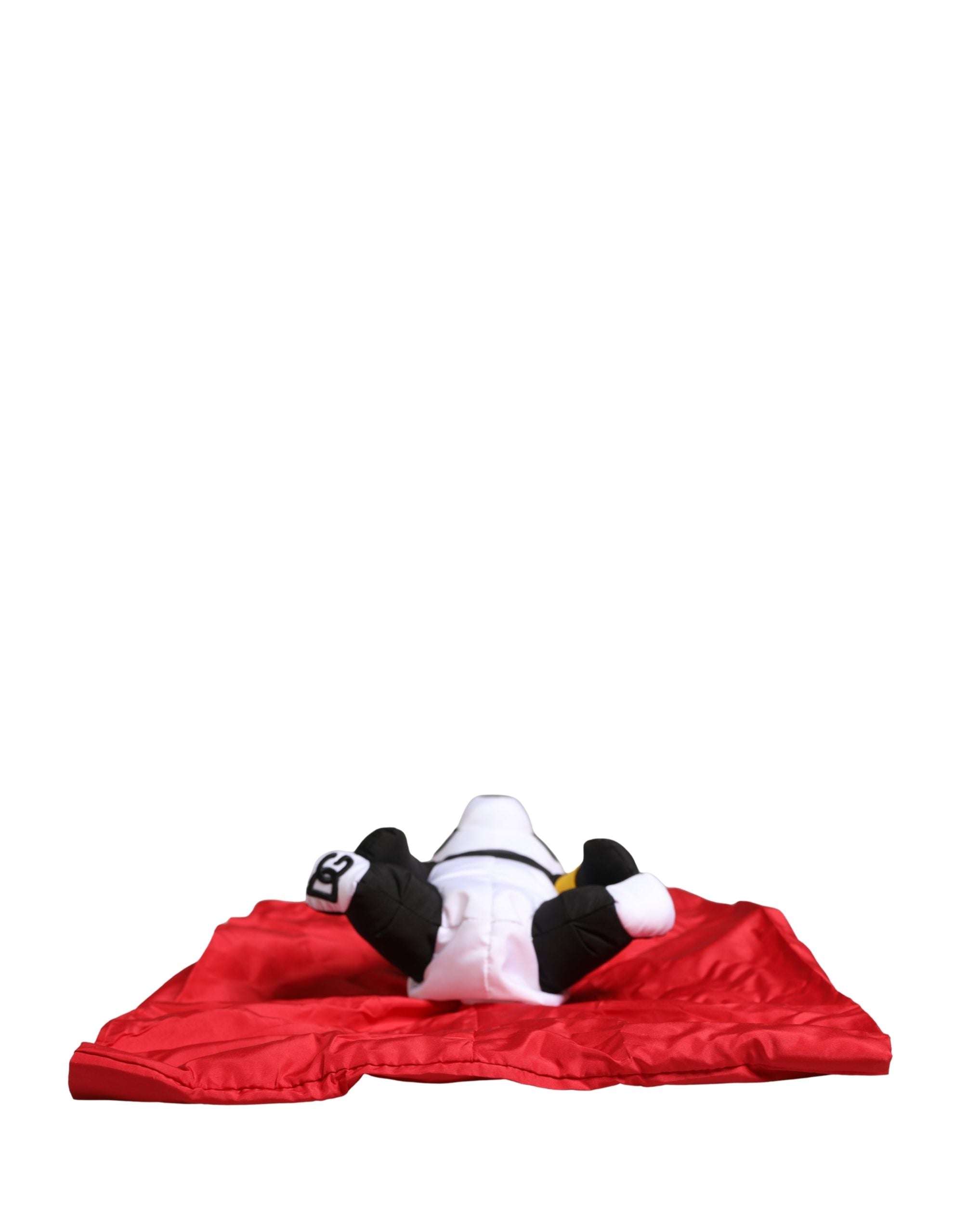 Men Red Polyester Panda Stuffed Ecobag Tote Borse Bag Accessory