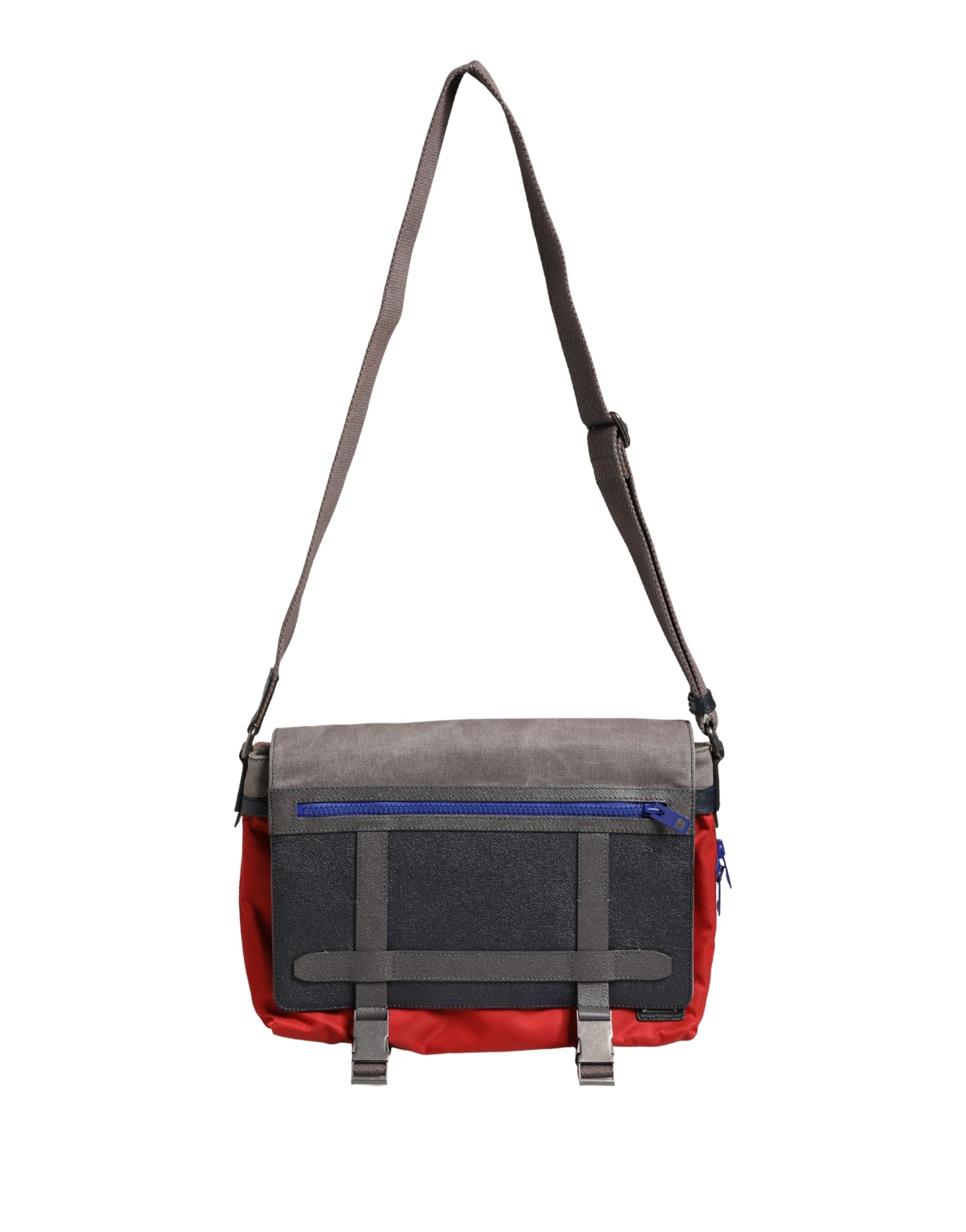 Men Multicolor Nylon Canvas Etna Messenger Borse Bag Accessory