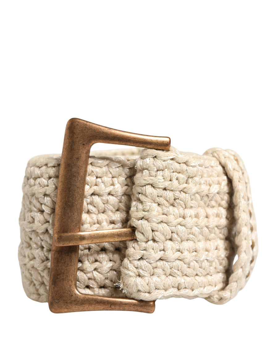 Ermanno Scervino 60% Cotton belt in beige