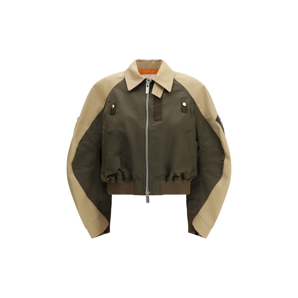 Sacai 50% Cotton jacket in beige