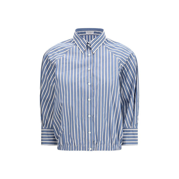 Brunello Cucinelli 100% Cotton shirt in blue