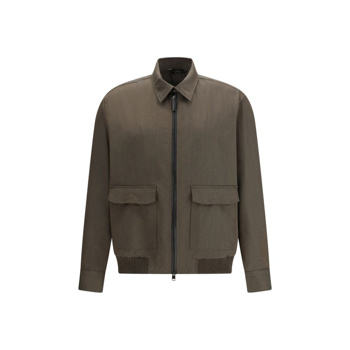 Brioni 100% Wool jacket in brown