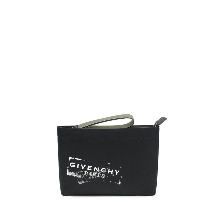 Givenchy 100% Cotton clutch in black