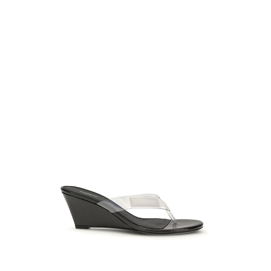 Coperni 100% PVC sandals in black