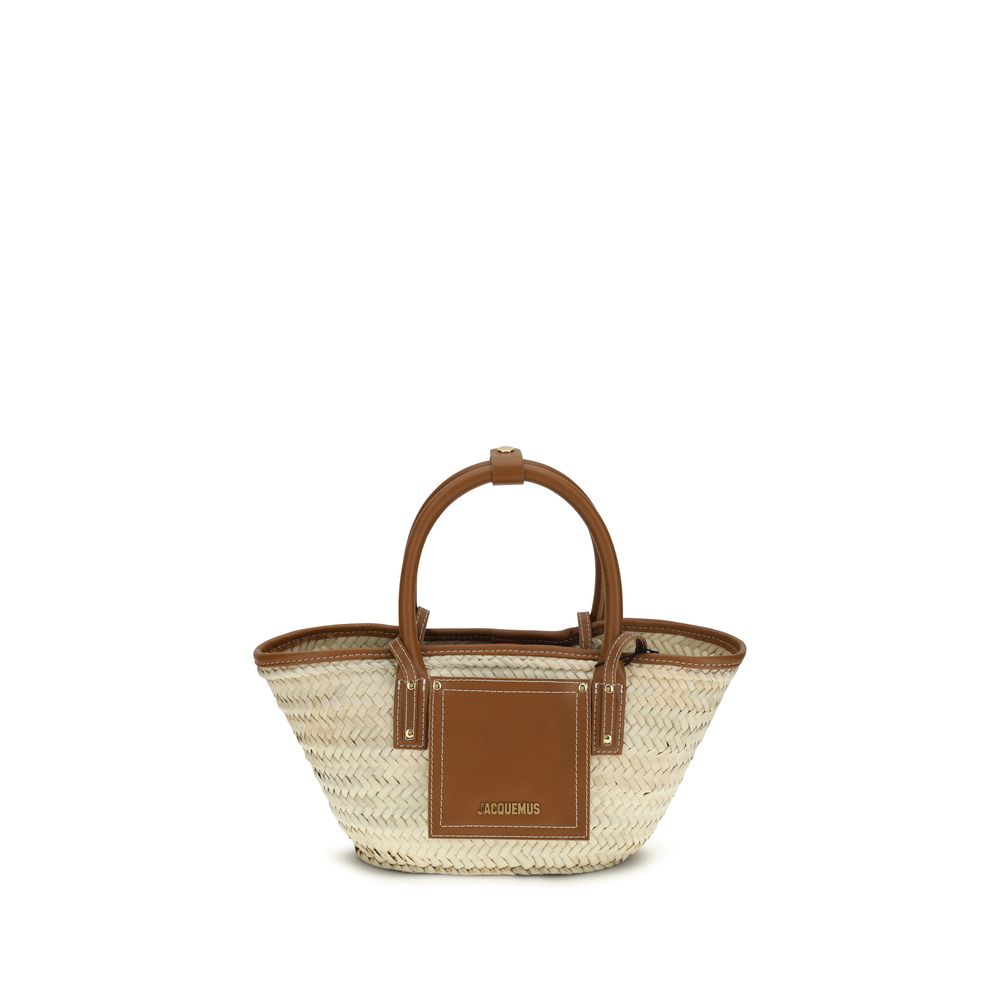 Brown Raffia Handbag Bag