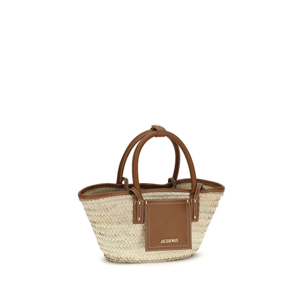Brown Raffia Handbag Bag