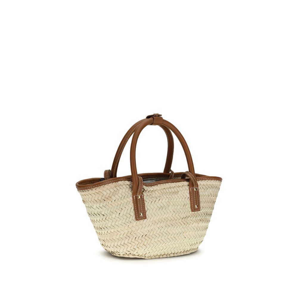 Brown Raffia Handbag Bag