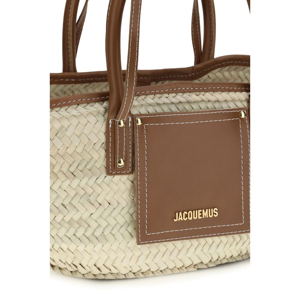 Brown Raffia Handbag Bag