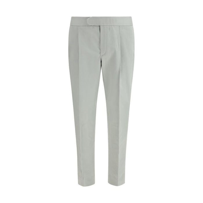 Brioni 53% Linen 47% Cotton trousers in white