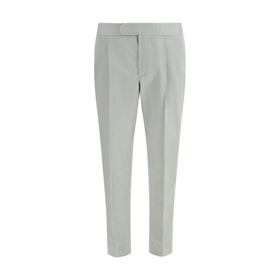 Brioni 53% Linen 47% Cotton trousers in white