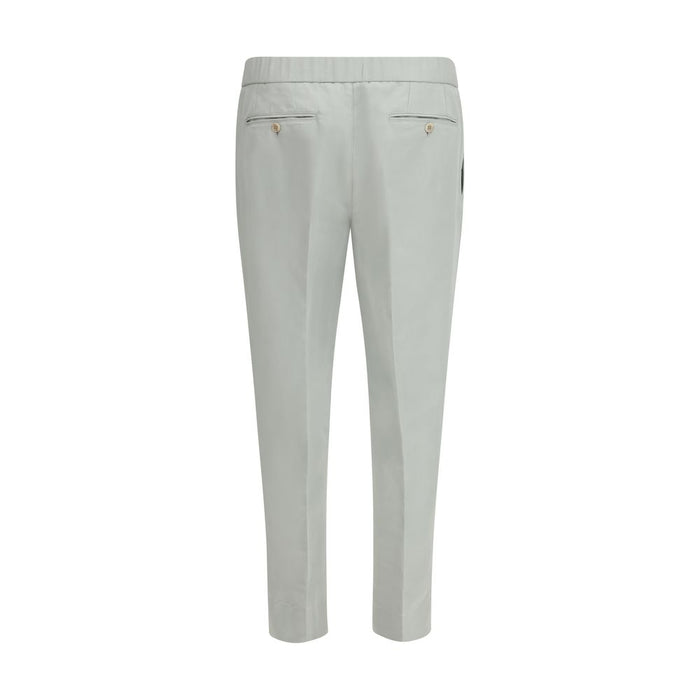 Brioni 53% Linen 47% Cotton trousers in white — view 2