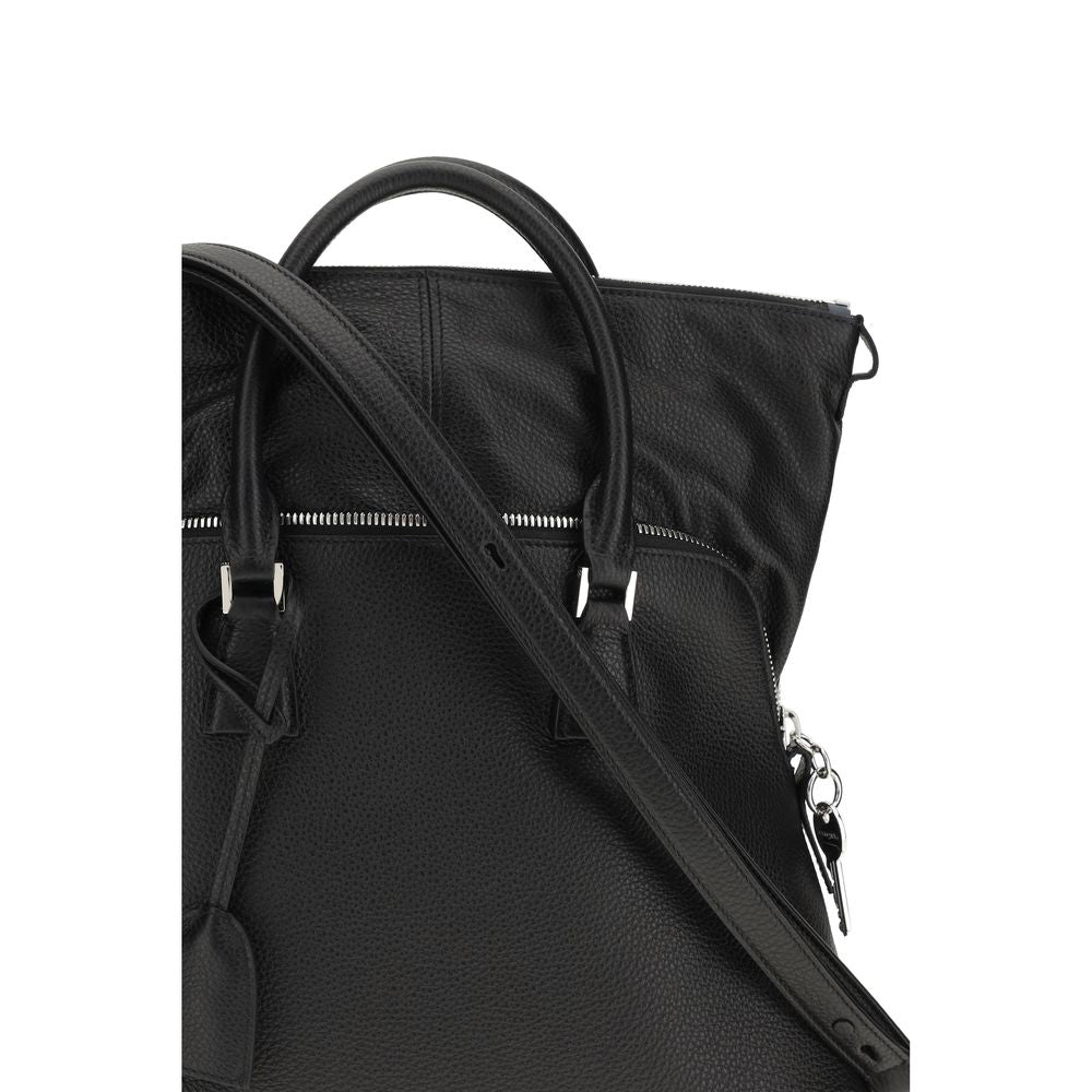 Black Calf Leather Bos Taurus Handbag Bag