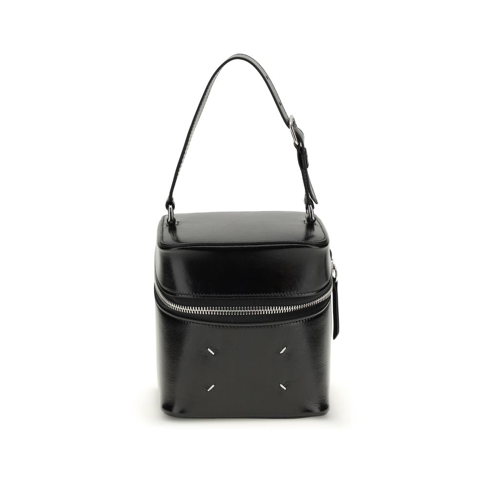 Maison Margiela 100% Calf Leather Bos Taurus bucket bag in black