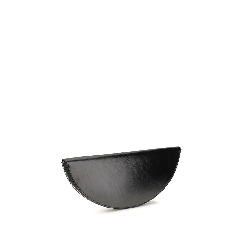 Maison Margiela 100% Calf Leather Bos Taurus clutch in black — view 3