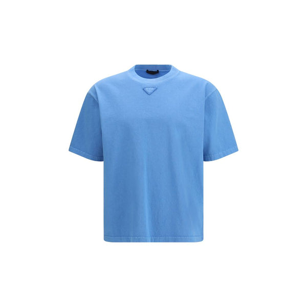 Prada 100% Cotton t-shirt in blue