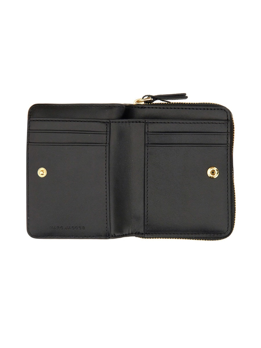 Wallet The Compact Black Cow Leather & Purses