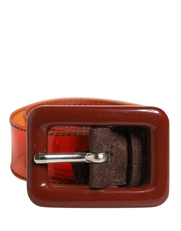 Miu Miu PVC belt in orange