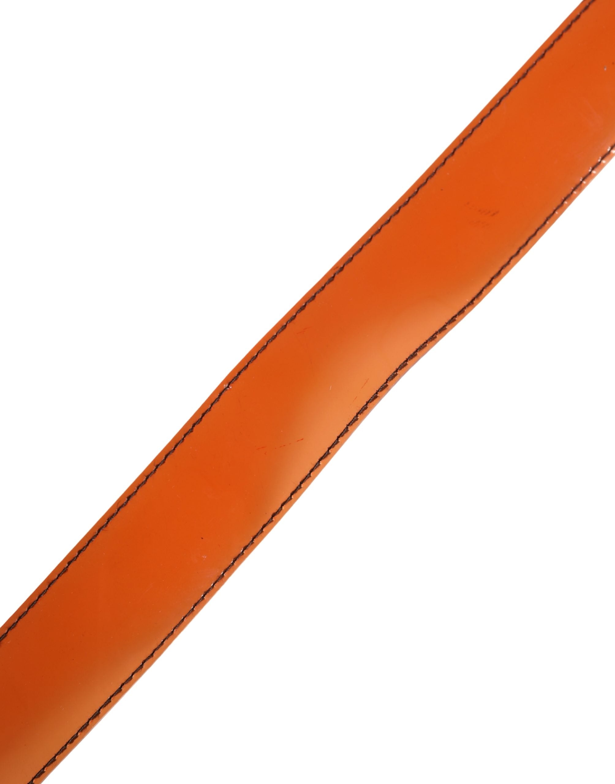 Miu Miu PVC belt in orange — view 6