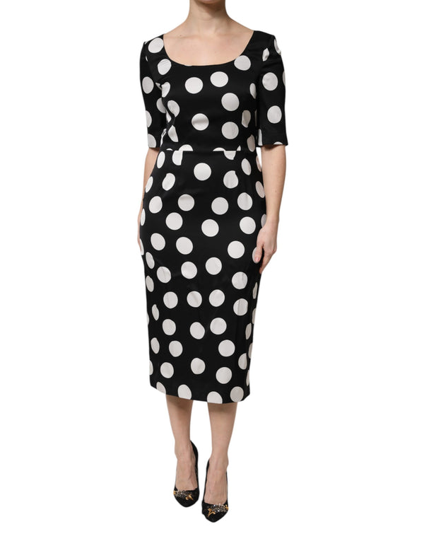 Dolce & Gabbana 91% Silk dress in black