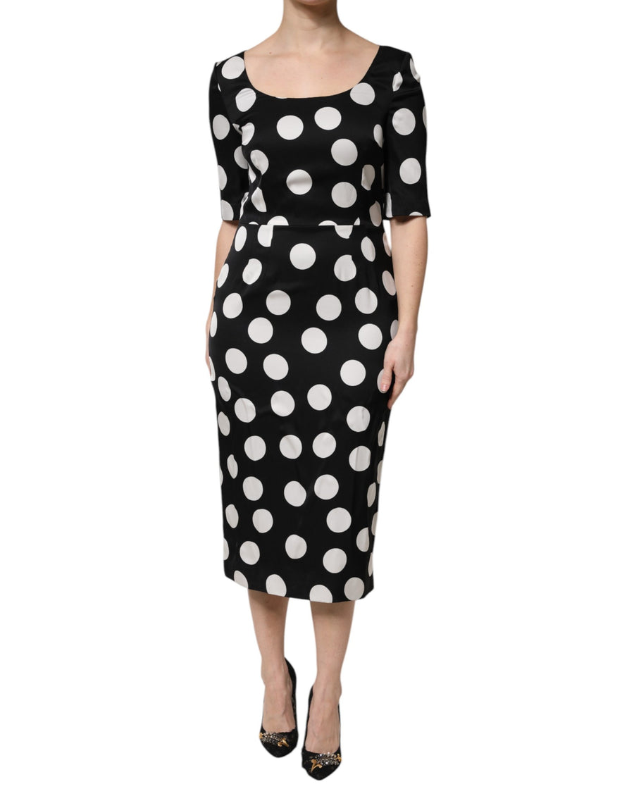 Dolce & Gabbana 91% Silk dress in black