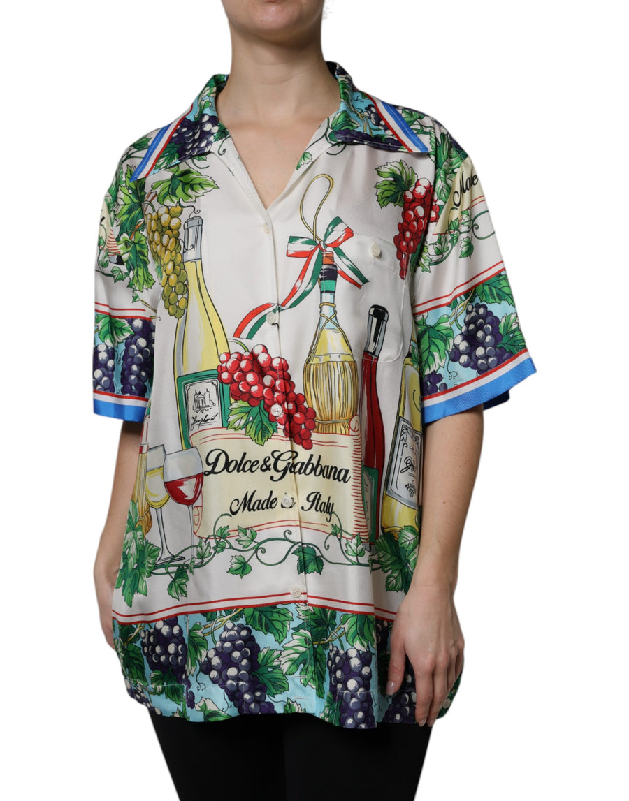 Dolce & Gabbana 100% Silk blouse in multicolor