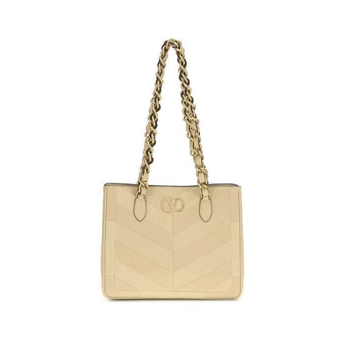 Gold Napa Leather - Calf Bos Taurus Shoulder Bag