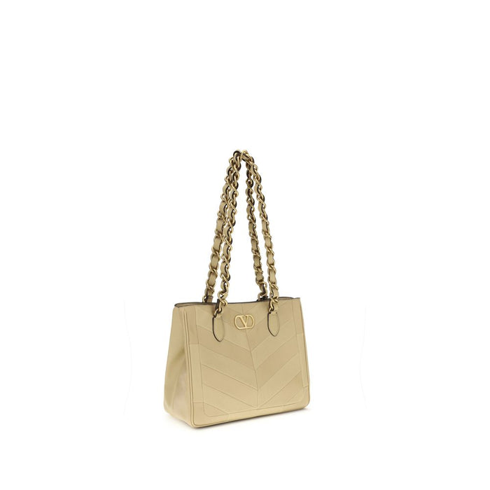 Gold Napa Leather - Calf Bos Taurus Shoulder Bag