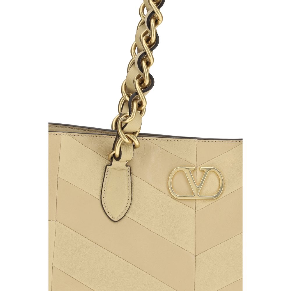 Gold Napa Leather - Calf Bos Taurus Shoulder Bag