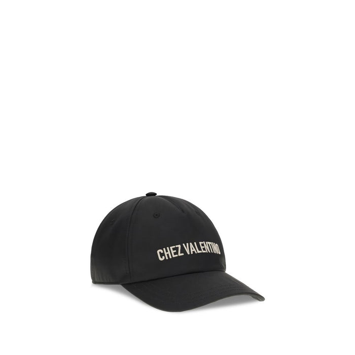 Valentino Garavani VA8Y2HDA41UND9RABB 30% Cotton baseball cap in black — view 2