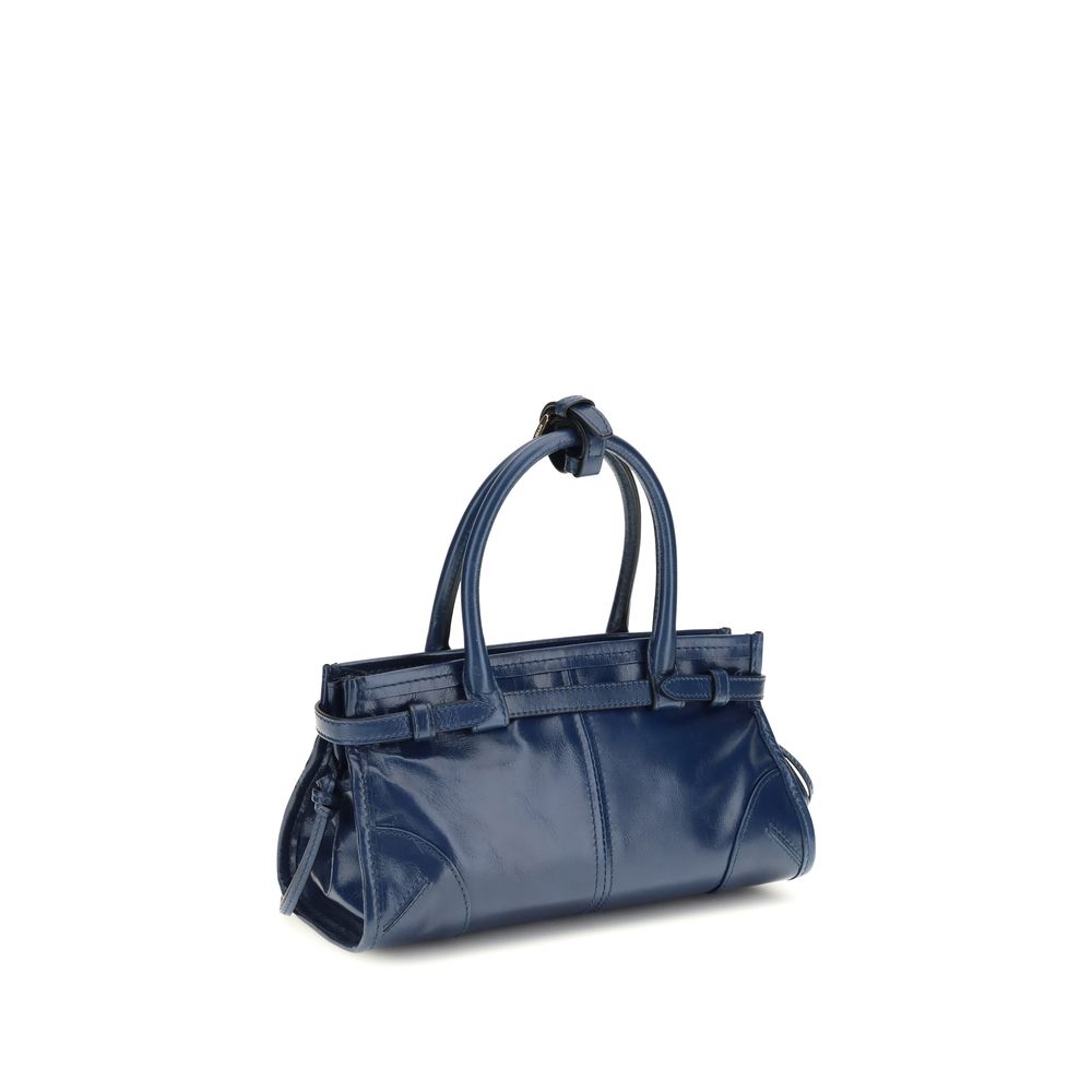 Blue Calf Leather Bos Taurus Handbag Bag