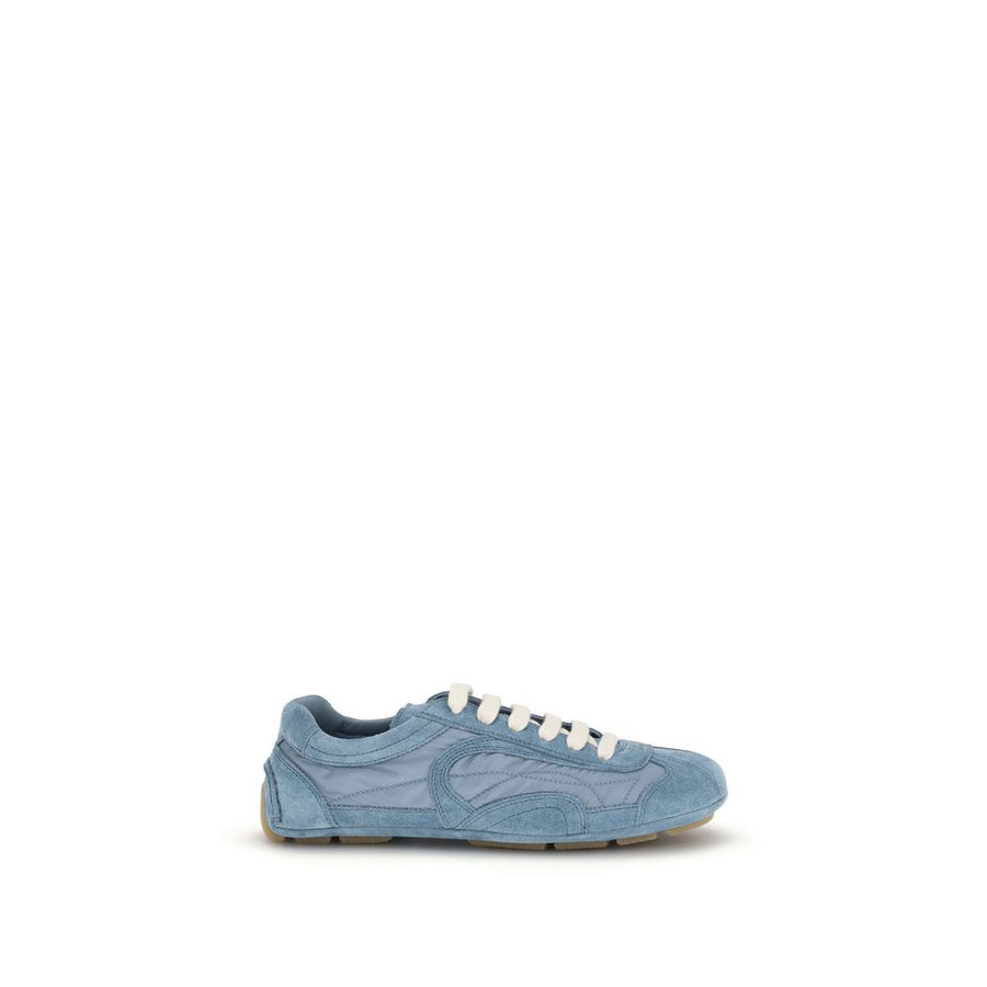 Prada Upper: 100% Lamb Ovis Aries; Sole: 100% Rubber sneaker in blue