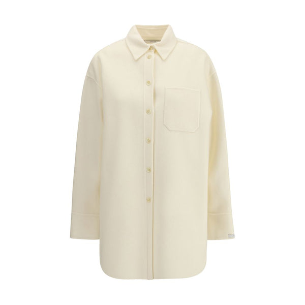Max Mara 100% Wool shirt in beige