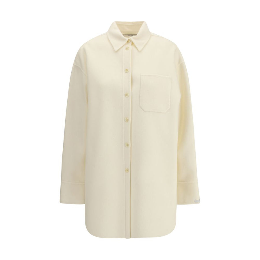 Max Mara 100% Wool shirt in beige