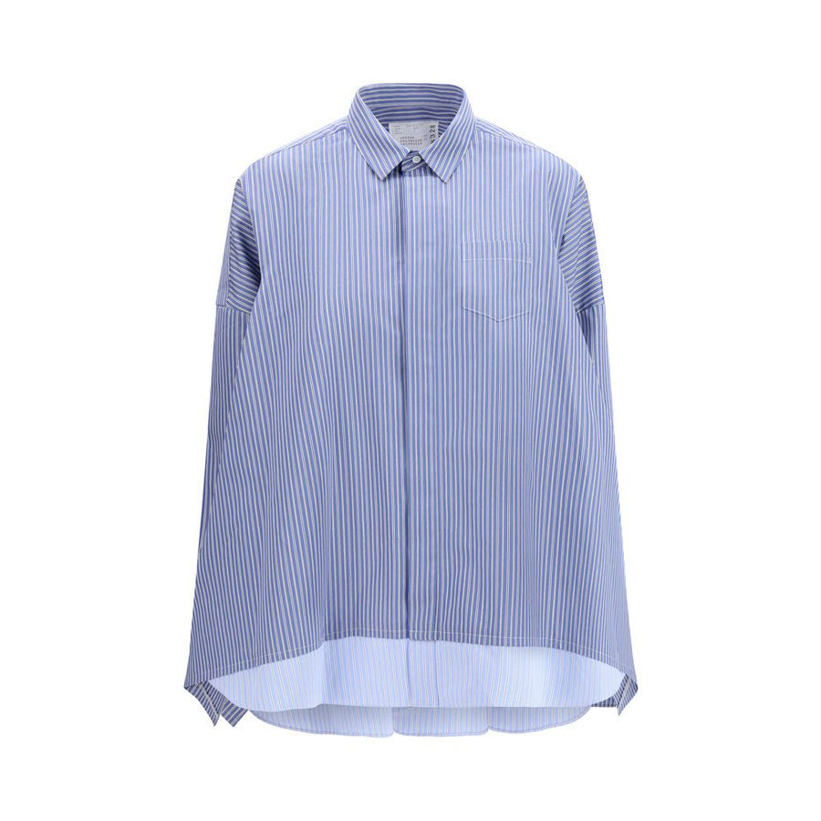 Sacai 35% Cotton 65% Polyester shirt in blue