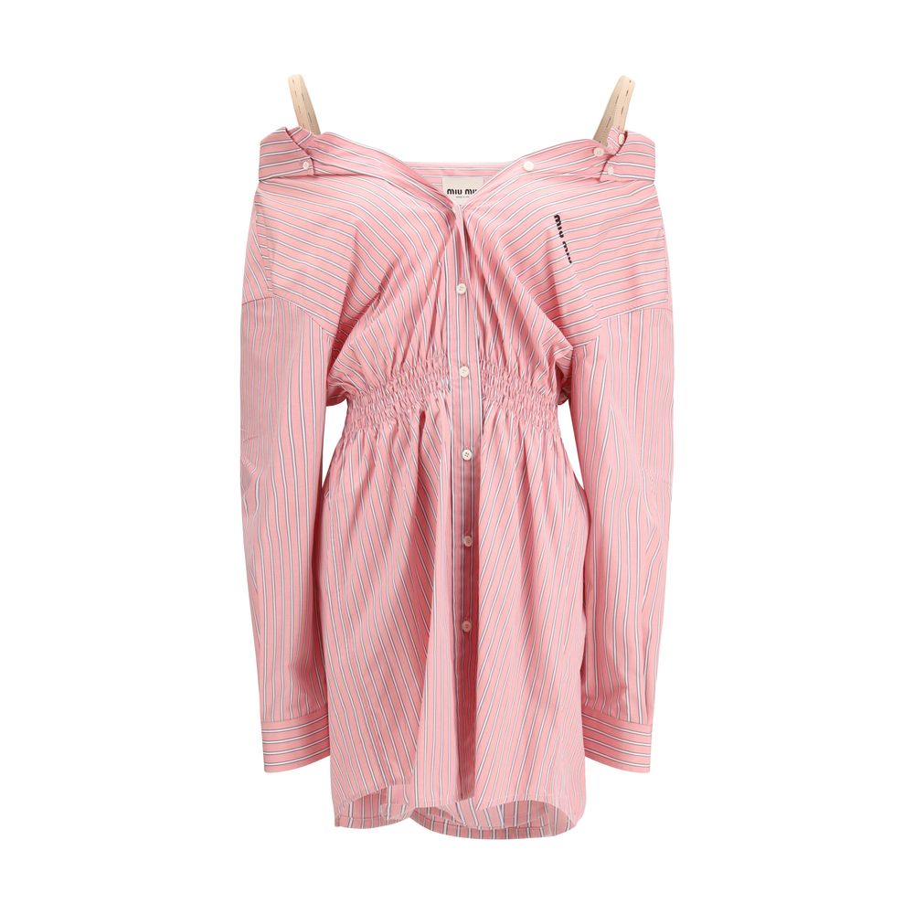 Miu Miu 100% Cotton tunic in pink