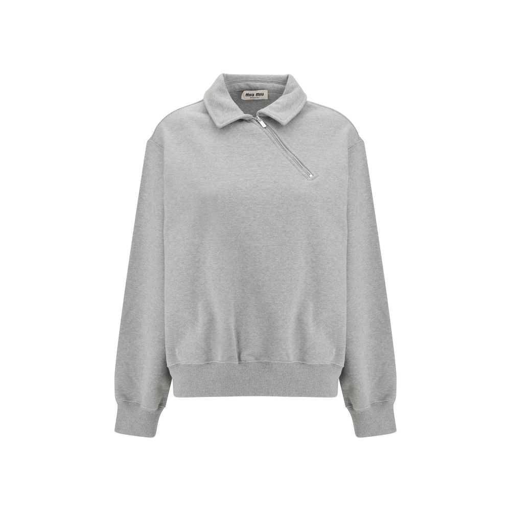 Miu Miu 100% Cotton sweatshirt in gray