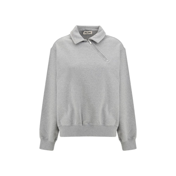 Miu Miu 100% Cotton sweatshirt in gray