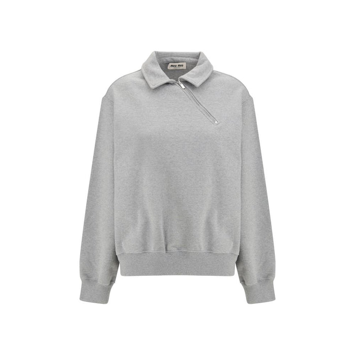Miu Miu 100% Cotton sweatshirt in gray