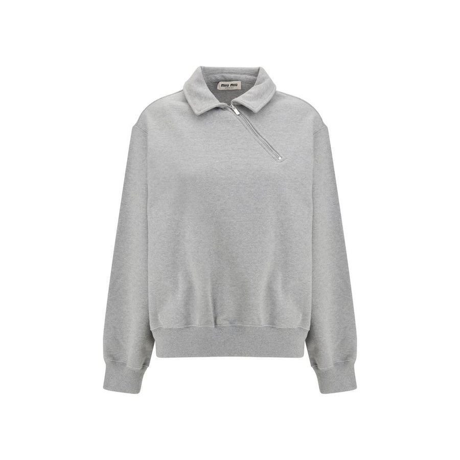 Miu Miu 100% Cotton sweatshirt in gray
