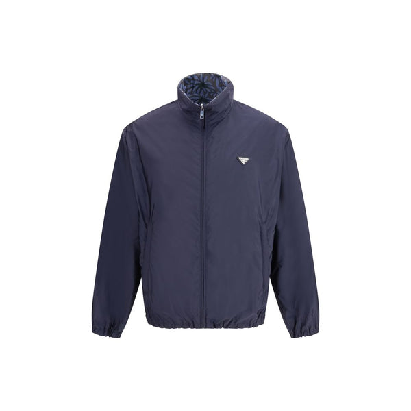 Prada 100% Recycled Polyamide jacket in blue