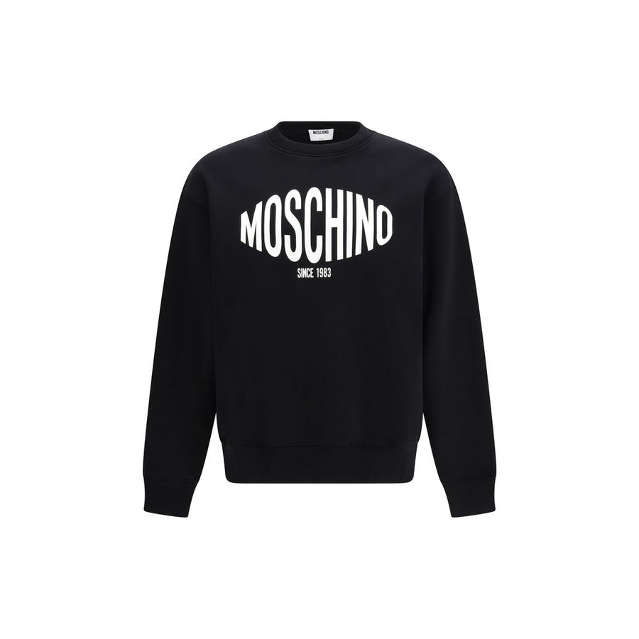 Moschino 100% Cotton sweatshirt in black
