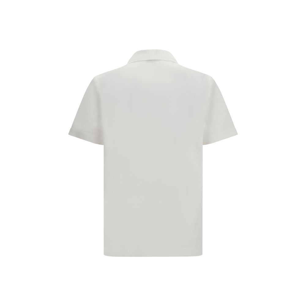 Ferragamo 100% Cotton polo shirt in white — view 2