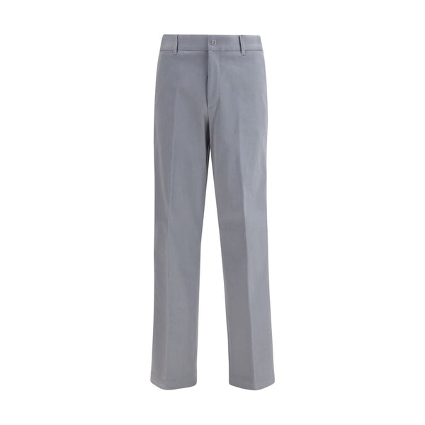 Fendi 100% Cotton trousers in gray