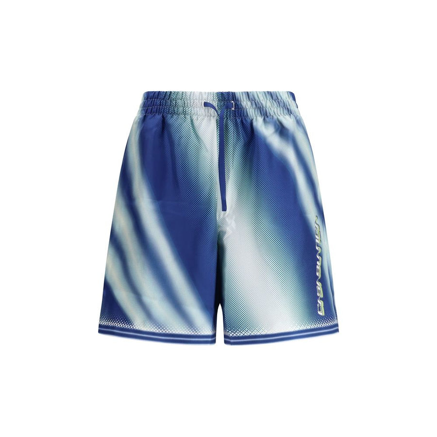 Casablanca 100% Silk bermuda shorts in blue