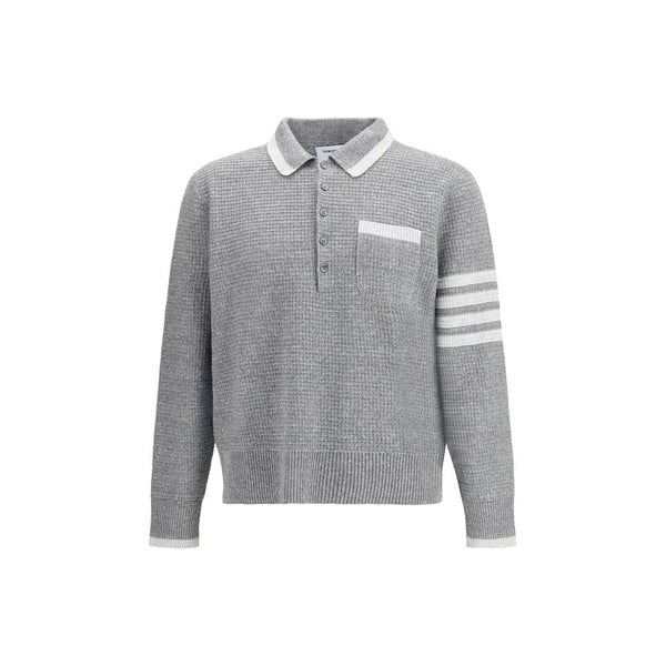 Thom Browne 68% Linen polo in gray